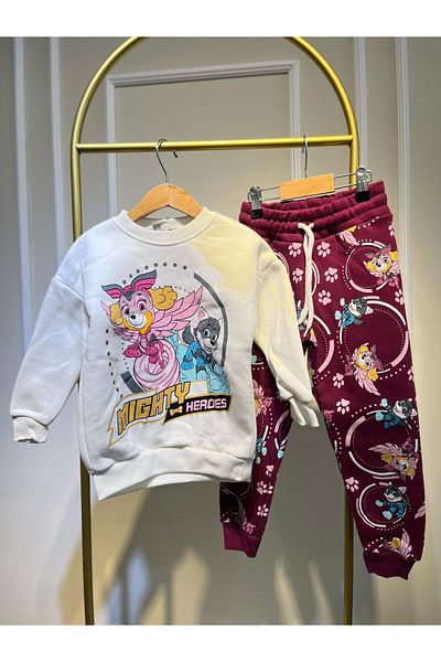 baume clothes Girl's Animal Patterned Top-Top Set 8