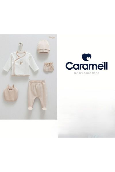 Caramell My Baby Kumsal 100% Cotton 5-Pack Hospital Release Hello Forest Hello Forest Patterned 1947