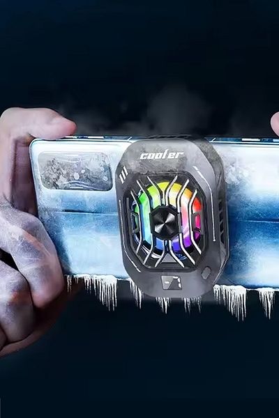 EXENAR Gaming Phone Air Cooling Fan Radiator Fan Rgb Led Phone Cooler Plug Play E Sportsman Fan