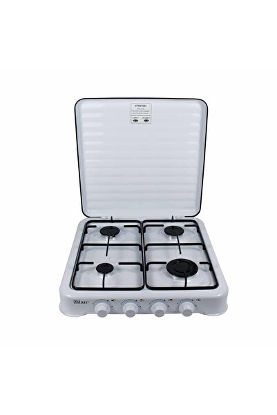 Zilan Aragaz cu 4 arzătoare, alimentare cu butelie, alb / ZLN 7079_2