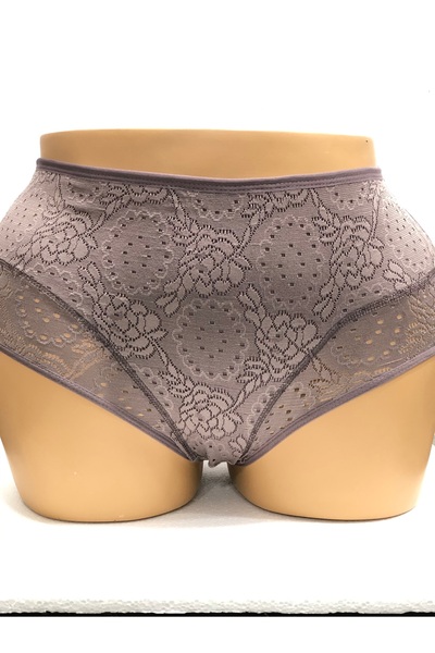 MİSSEMMA Women's Double Layered Lace Recovery 3 Pieces High Waist Panties