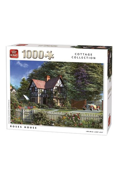 King Puzzle 1000 piese Roses House
