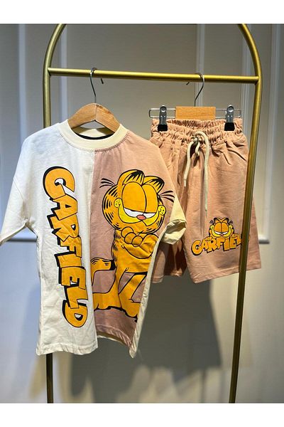 baume clothes Boy's Animal Patterned Top-Top Set 1