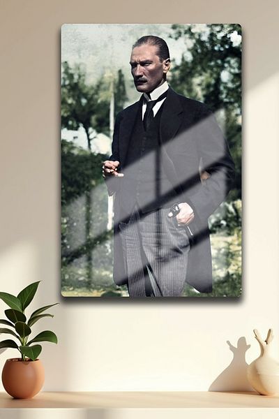 Canestar Mustafa Kemal Ataturk Painting - Metal Painting - High Definition and Glow