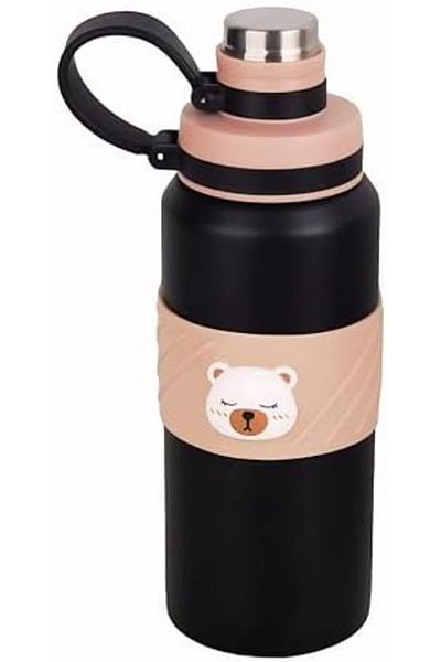 Twisoo Premium Japanese Outdoor Insulated Water Bottle - Leak proof Stainless Steel keeps hot and co