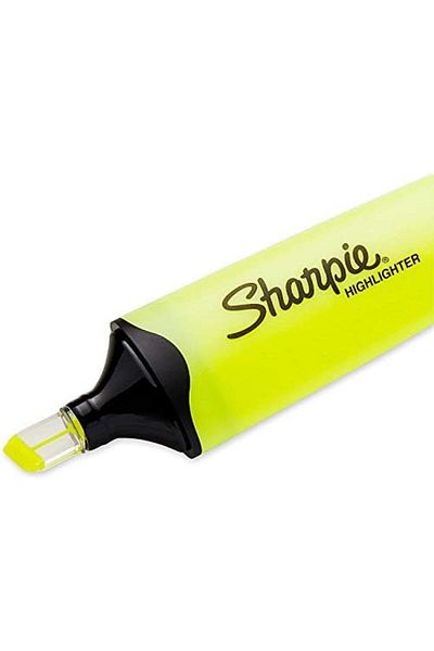 Sharpie Clear View Chisel Tip Highlighters, Yellow