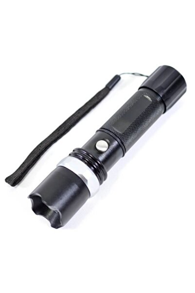 OEM Lanterna LED de 3 W, cu functie de zoom, alimentata de 3 baterii AAA sau un acumulator de 3.7 V, cul