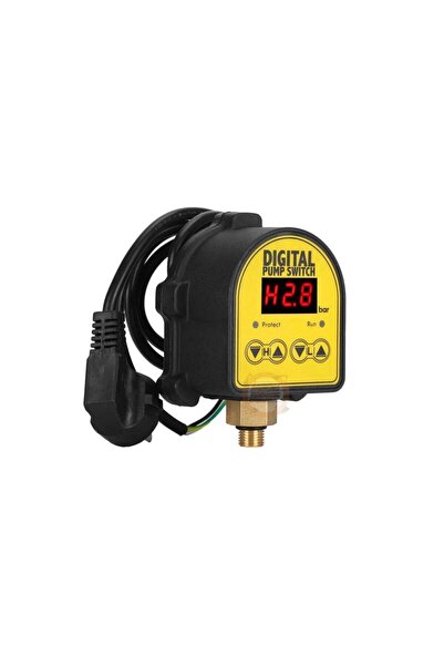 Meon Robotik Otomasyon Dijital Basınç Şalteri Otomatiği 0.1-10 Bar Hava-Su-Ya...