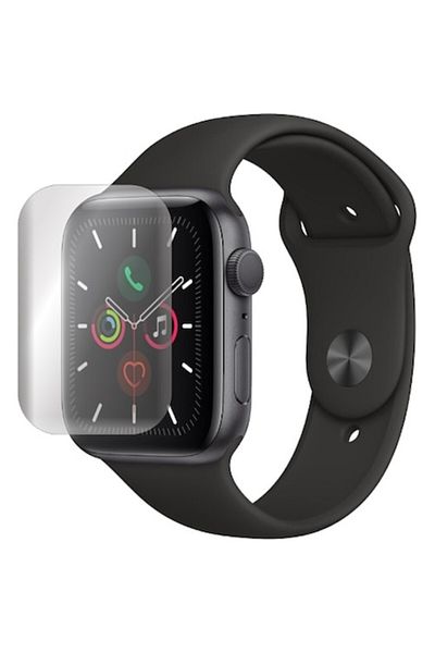 Bibilel Tempered Glass Screen Protector, 9H Protection, for Apple Watch Series 4/5 40mm, UV Nano, Transparen
