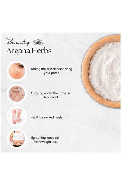Ogaili White Henna Face Mask Powder- Boosting Herbal Blend for Glowing & Even Complexion - 100g