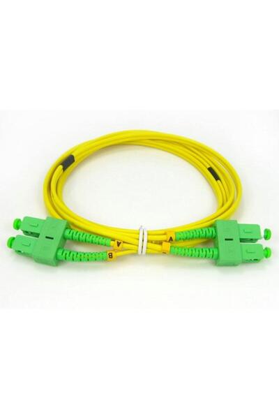 Emtex Καλώδιο Patchcord SC/APC-SC/APC Emtex, SM OS2 50/125, LSZH 3.0mm, διπλή...