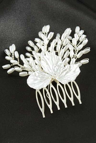 Okyanuss Accessories Πλαϊνή αγκράφα με πέρλες