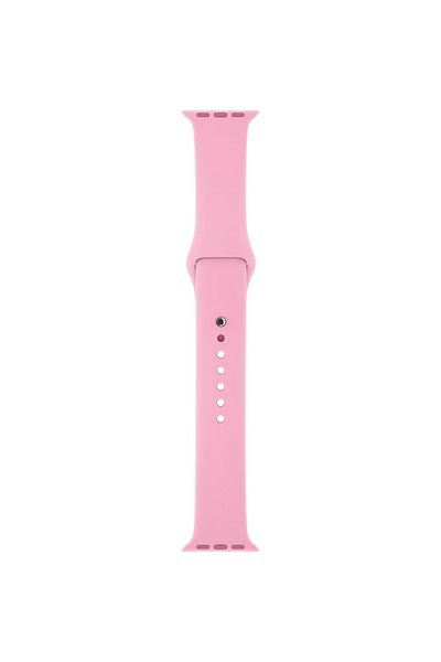 OEM Pink Silicone Strap for Apple Watch, Compatible with 42/44 mm Models