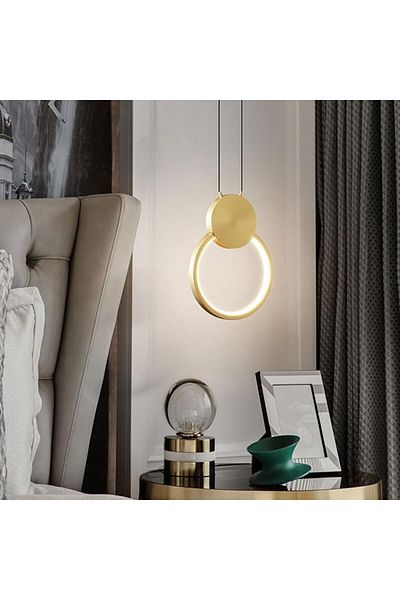 LightPlanet LED Chandelier With 3 Light Functions D22cm Gold 24W