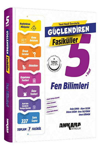 Ankara Yayıncılık 5. Sınıf Fen Bilimleri Güçlendiren Fasikül Seti