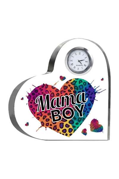 Generic PRINTSHOP4ME Mothers Day Gift Heart-Shaped Crystal Clock - Unique Gifts for Moms - Mothers Day Pres
