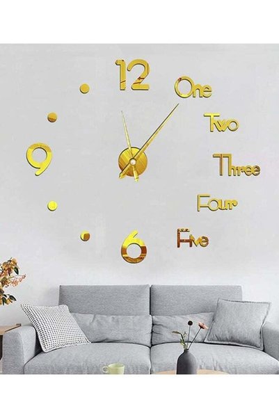 Generic Hometaste Modern Frameless 3D Diy Wall Clock Kit - Enhance Your Livin...