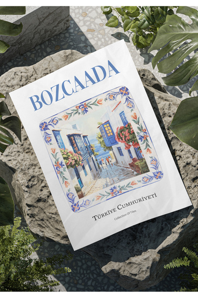 POSTER BOZCAADA Безрамков с керамичен вид