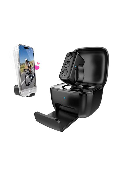 OEM Smart Ring with Wireless Mouse for TikTok, YouTube Shorts, Instagram and Selfie Scrolling, Black