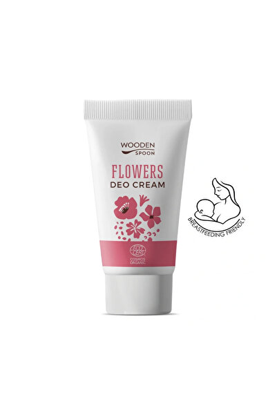 Wooden Spoon Květinový krémový deodorant, 40 ml