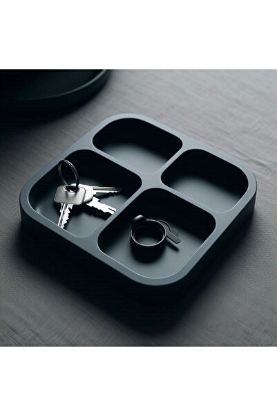 Sizseyy منظم مفاتيح سطح المكتب البلاستيكي