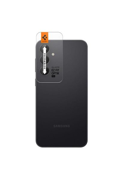 Spigen Camera protection film for Samsung Galaxy S23 FE, Set of 2, Base MAG, N54, Glass, Deep Dark