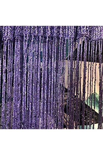 Generic Shiny Tassel String Doorway Curtain Purple 100x200cmï¼Œ Purple String Curtains for Doorways - Glitt