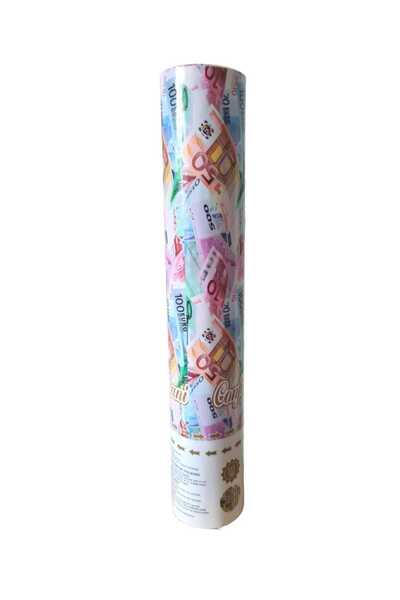 SDX Market Tun de confetti 28 cm, hârtie strălucitoare multicoloră și hârtie ...