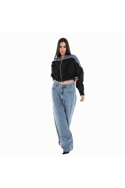 Flashmobnation Embroidery Jeans for Women