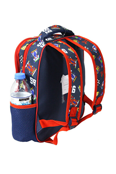 MUST 584989 Racing Champion Kindergarten Backpack-Navy Blue