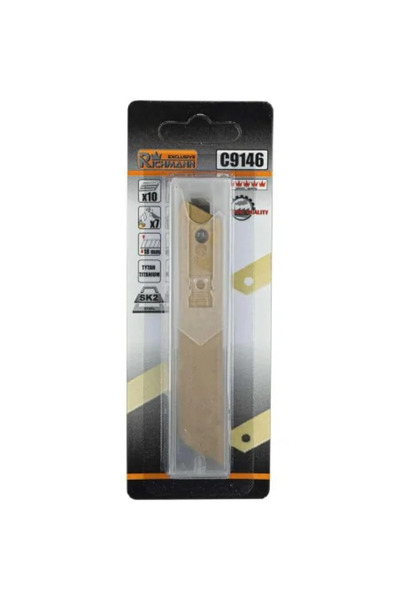 richmann exclusive Kulhavý razuitor cu maner lung, otel SK 5, 18 mm, 10 buc