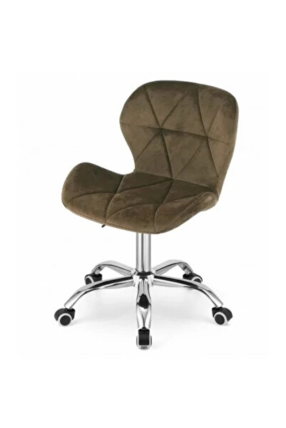 Artool Kancelářská židle, Artool, Avola, Otočná, Sametová, Hnědá, 53,5 x 55 x 72,5–86,5 cm
