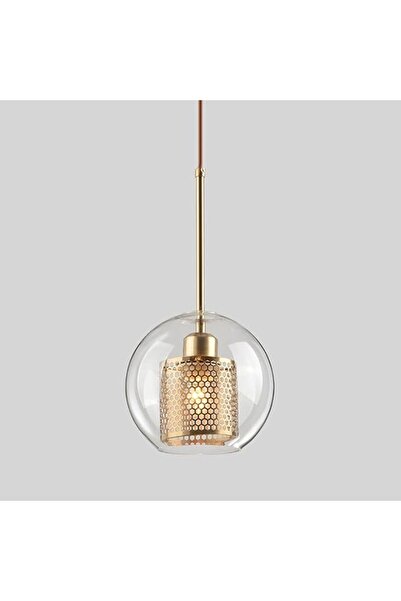 Sueva Pendul din sticla , E27, 60W, 200x200x800 mm, Auriu