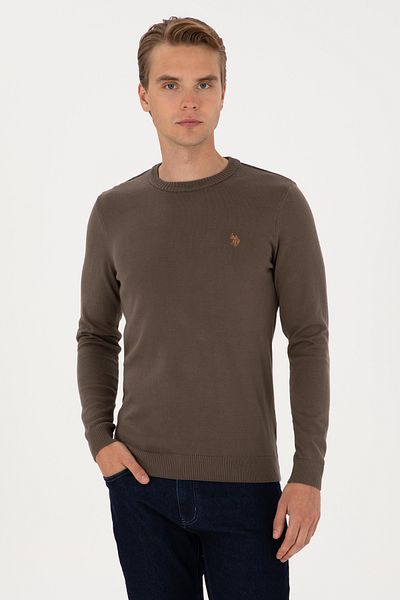 U.S. Polo Assn. Men's Mink Basic Sweater 50313713-Vr052