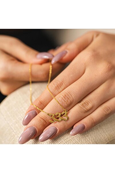 Clicksy Melek Sayısı Kolyesi – 111, 222, 333, 444, 555, 666, 777, 888| Rakam ...