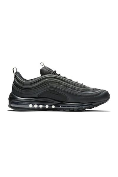 Nike Men's Sneakers Air Max 97, Black, Genuine Leather, Original Design, Increased Comfort, Size 48.