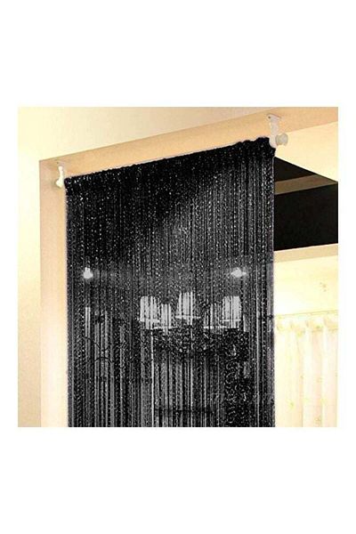 Generic Topixdeals Door String Curtain Black 37x76inch