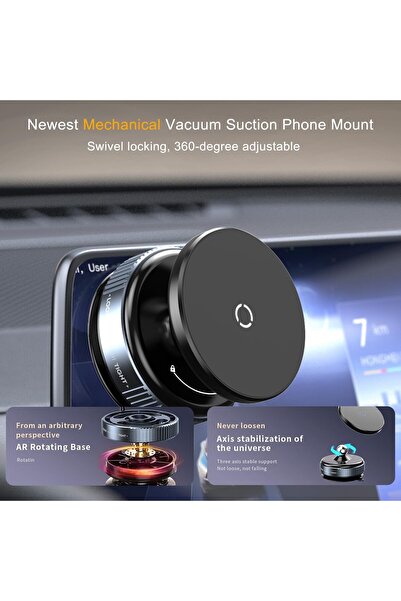 Urban URBANNX Holder - Magnetic Vacuum Suction Mount, 360° Adjustable Phone H...