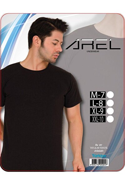 Arel ERKEK BİSİKLET YAKA TSHIRT %100 PAMUK