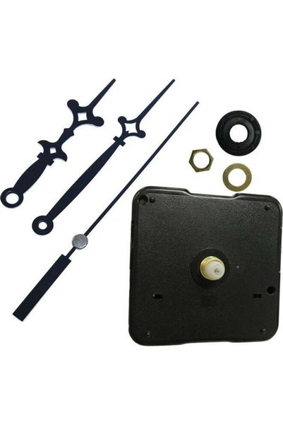 Generic Quartz Hand Clock Movement Motor Mechanism Hands & Fittings DIY Kit B...