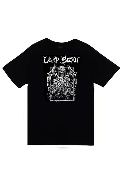 fame-stoned Limp Bizkit Printed Unisex 100% Cotton Black T-Shirt