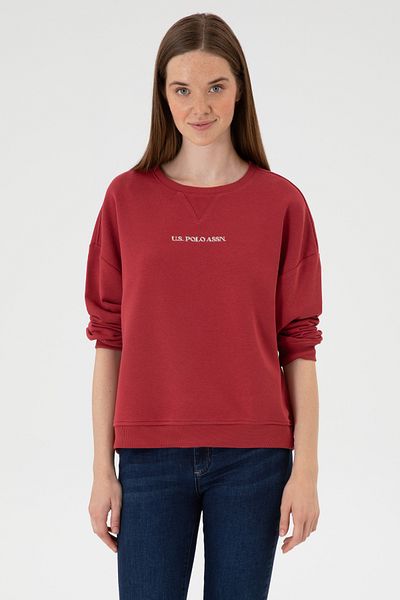 U.S. Polo Assn. Women's Cherry Sweatshirt 50313562-Vr223