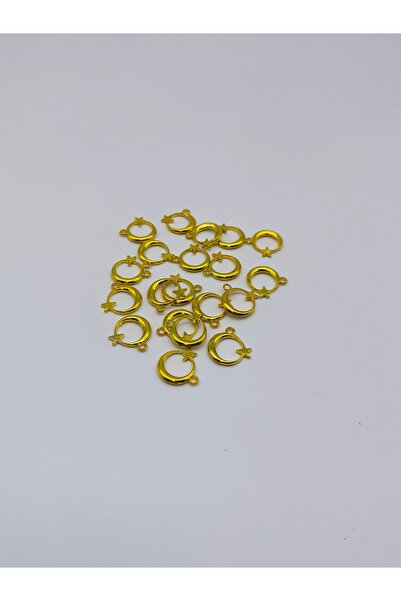 Mihra Takı Tasarım Altın Rengi Ay Yıldız Tesbih Püskül Ucu 20 Adet – Takı, Küpe, Kolye, Bileklik Aksesuar