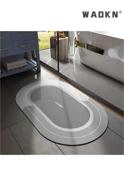 Generic Diatom Round Bathroom Mat,Door Mat Outside Bathroom, Quick Drying, Su...
