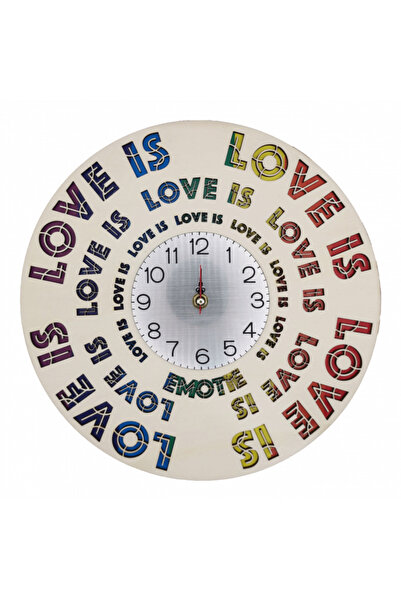 OEM Ceas de perete multistrat Love Is