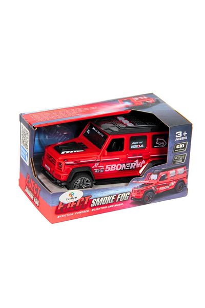 TOYFEST Smoke Extracting Friction Sports Jeep with Light and Sound Bcp-1A