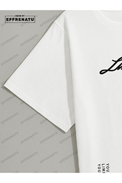 EFFRENATU Μοντέρνα Αθλητικά Ρούχα Αμερικανικής Πόλης Εκτύπωση Παντελόνι Τόπ Oversize Κοντομάνικο Ριχτό λαιμό