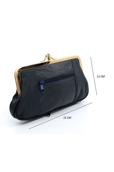 Çanta Trend Genuine Leather Women's Wallet with Clip