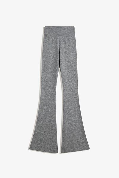 Bershka Flare trousers with ribbed waist
