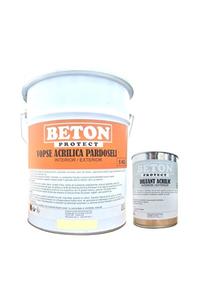 OEM Vopsea Beton Exterior, Crem, Beton Protect, 5 Kg